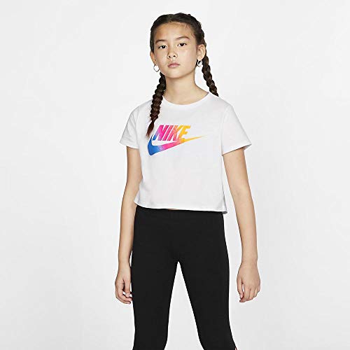 Nike Mädchen Stmt Crop Shirt, weiß, XS Nike Mädchen Stmt Crop Shirt, weiß, XS von Nike