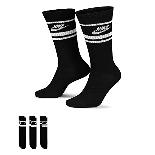 NIKE DX5089-010 Sportswear Everyday Essential Socks Unisex Schwarz-Weiss M von Nike