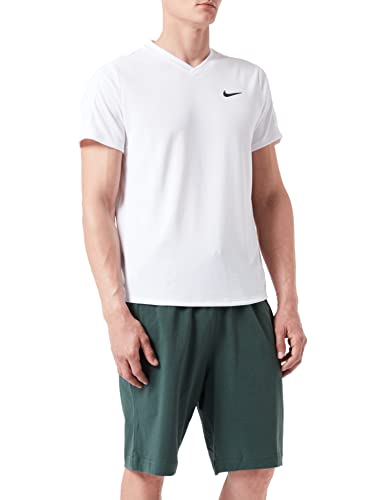 Nike Herren Ct Dry Victory T-Shirt, White/White/Black, L von Nike