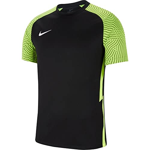 Nike Mens Dri-FIT Strike II T-Shirt, Black/Volt/White, S Nike Mens Dri-FIT Strike II T-Shirt, Black/Volt/White, S von Nike