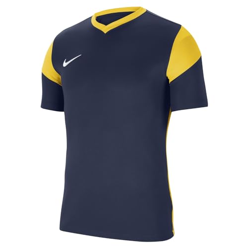 Nike Mens Park Derby III Shirt, Midnight Navy/Tour Yellow/White, M von Nike