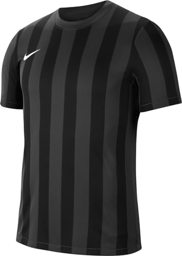 Nike Mens Striped Division Iv Jersey Ss Shirt, Anthracite/Black/White, 2XL von Nike