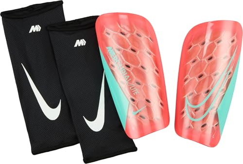 Nike Mercurial Lite Fußball-Schienbeinschoner, Ember Glow/Aurora Green/Aurora Green, DN3611-850, L Nike Mercurial Lite Fußball-Schienbeinschoner, Ember Glow/Aurora Green/Aurora Green, DN3611-850, L von Nike
