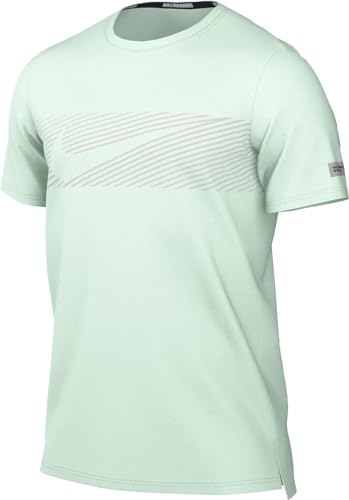 Nike Top Herren Flash Miler Top, Barely Green/Reflective Silv, FN3051-394, L von Nike