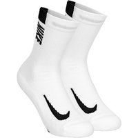 Nike Multiplier Crew Sportsocken 2er Pack in weiß, Größe: 46-50 von Nike