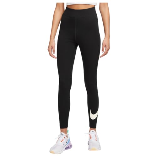 Nike Damen NSW CLSC Leggings, Black/Sail, XS EU von Nike