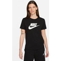 Nike New Sportswear Essential Icon Futura T-Shirt Damen in schwarz von Nike