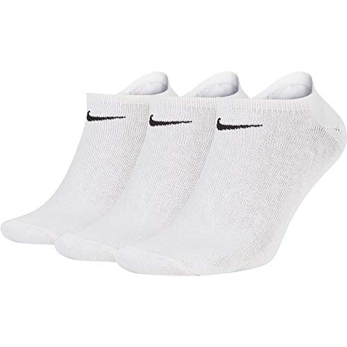 Nike Unisex-Erwachsene Lightweight No-Show (3 Paar) Socken, Weiß, M (38-42 EU) Nike Unisex-Erwachsene Lightweight No-Show (3 Paar) Socken, Weiß, M (38-42 EU) von Nike