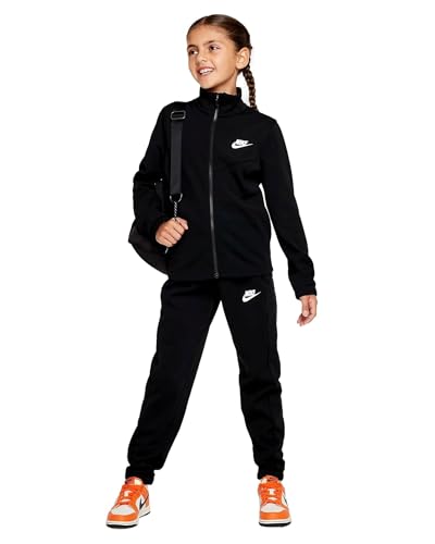 Nike Unisex Kinder Nsw Trainingsanzug, Black/Black/White, 122-128 EU von Nike