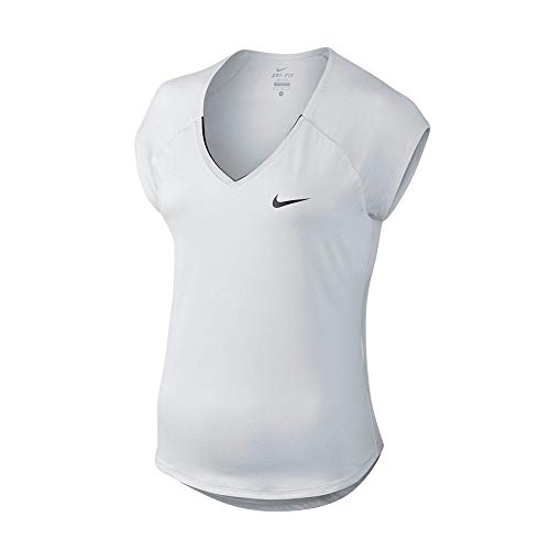 Nike Oberbekleidung Pure Shortsleeve Top Kurzarm Oberteil, White/Black, L Nike Oberbekleidung Pure Shortsleeve Top Kurzarm Oberteil, White/Black, L von Nike