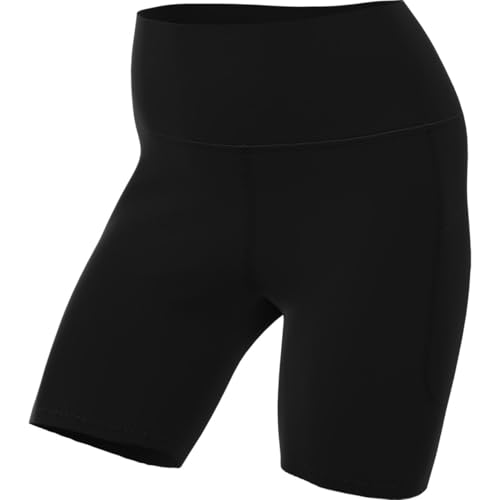 Nike One Bike Shorts Mit Taschen Und Hohem Bund Für Damen (Ca. 20,5 cm), Black, FZ6758-010, XL von Nike