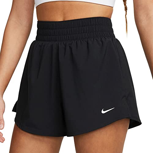 NIKE Damen One Df Hr Shorts, Black/Reflective Silv, L EU NIKE Damen One Df Hr Shorts, Black/Reflective Silv, L EU von Nike