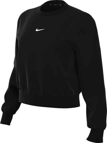 Nike One Dri-Fit Damen-Sweatshirt, Black/Cool Grey/White, IB1450-010, L von Nike