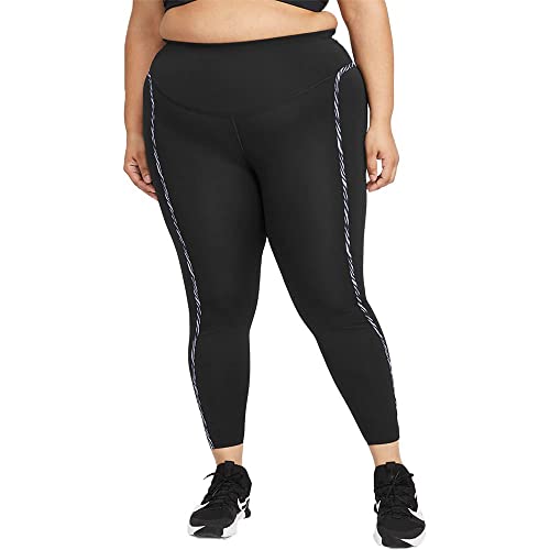 Nike One Luxe Icon Clash Tights Black/Purple Chalk/Clear M Nike One Luxe Icon Clash Tights Black/Purple Chalk/Clear M von Nike