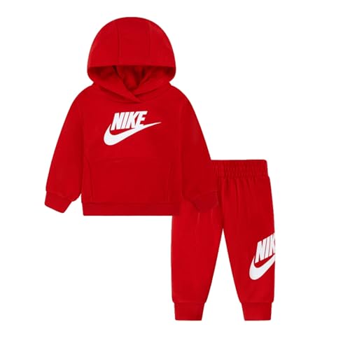 Nike -Overall bestehend aus Sweatjacke und Hose - Sweatshirt mit Kapuze - Sweatshirt mit Kängurutaschen -Sweatshirt mit gesticktem Logo -Hose mit verstellbarer Taille mit Kordelzug -Hose mit von Nike