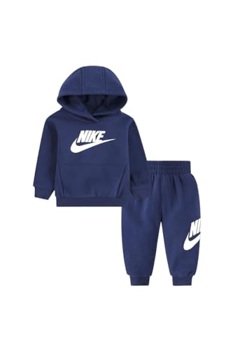Nike -Overall bestehend aus Sweatshirt und Hose -Sweatshirt mit Kapuze -Sweatshirt mit Kängurutaschen -Sweatshirt mit gesticktem Logo -Hose mit verstellbarer Taille mit Kordelzug -Hose mit elastischem von Nike