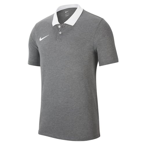 Nike Herren M Nk Df Park20 Polo T Shirt, Charcoal Heather/White/White, XL EU von Nike