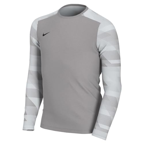 Nike Dri-FIT Park IV Goalkeeper Big Kids' Soccer Jersey, T-Shirt, Pewter Grey/White/Black, 146-158 Nike Dri-FIT Park IV Goalkeeper Big Kids' Soccer Jersey, T-Shirt, Pewter Grey/White/Black, 146-158 von Nike
