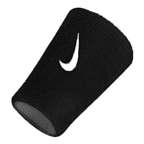 Nike Premier Doublewide Wristband 2 Pack Black Nike Premier Doublewide Wristband 2 Pack Black von Nike
