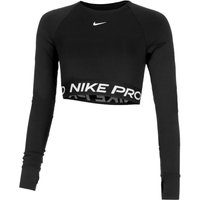 Nike Pro Dri-Fit 365 Crop Longsleeve Damen in schwarz, Größe: L von Nike