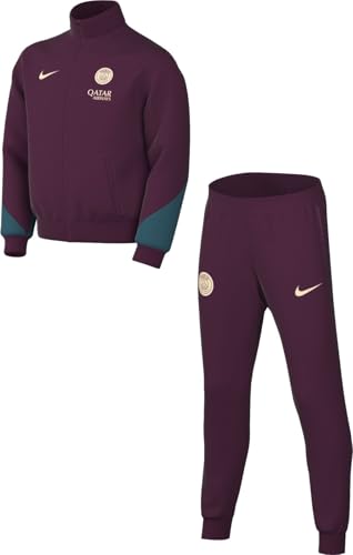 Nike Psg Trainingsanzug Psg Y Nk Df Strk Trk Suit K, Bordeaux/Geode Teal/Guava Ice, FN9979-613, S von Nike