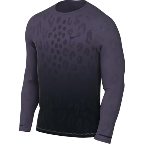 Nike Running Division ADV Longsleeve-Laufoberteil Mit Therma-Fit-Technologie Für Herren, Dark Raisin/Black, FZ1125-573, S von Nike