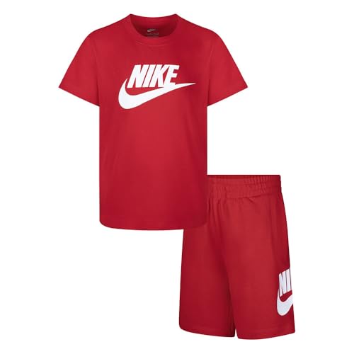 Nike Set Kinder Club Tee und Shorts Set 56L596, rot, 68 Nike Set Kinder Club Tee und Shorts Set 56L596, rot, 68 von Nike