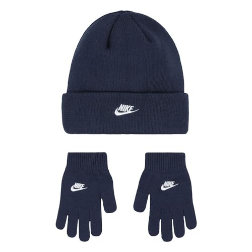 Nike Set Mütze und Handschuhe Boy Schals & Set blau JR Nike Set Mütze und Handschuhe Boy Schals & Set blau JR von Nike