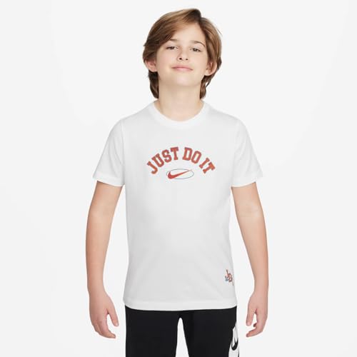 Nike Shirt K NSW Tee JDI Ssnl, White, FZ5131-100, M von Nike