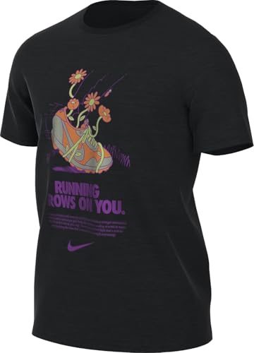 Nike Shirt M Nk Df Tee Run DNA Fa24, Black, FZ8065-010, M von Nike