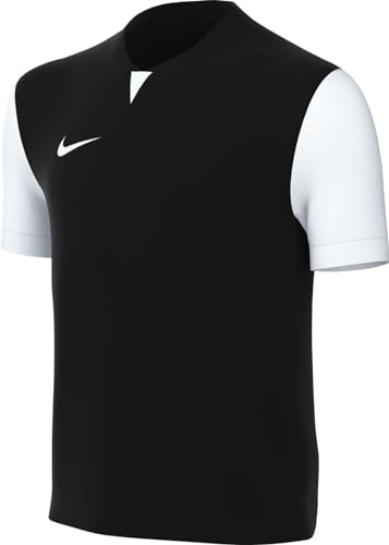 Nike Unisex Kinder Nk Df Trophy JSY Short-Sleeve Soccer Jersey, Black/White/White/White, XS EU von Nike