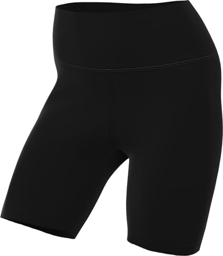 Nike Damen Dri Fit One Hr 8In Shorts, Black/Black, S von Nike