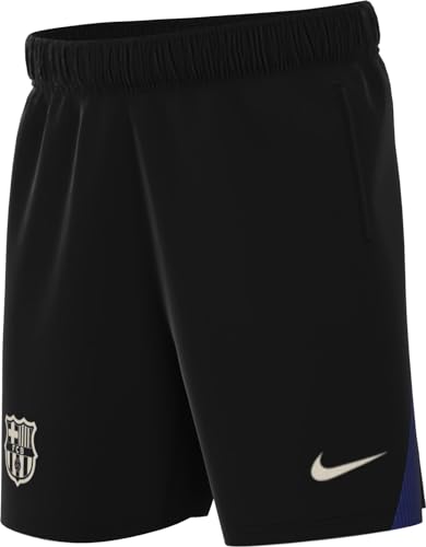 Nike Shorts Fc Barcelona Kinder Dri-Fit Strike Short Kz, Black/Noble Red/Lt Orewood BRN, FN9951-010, XS von Nike