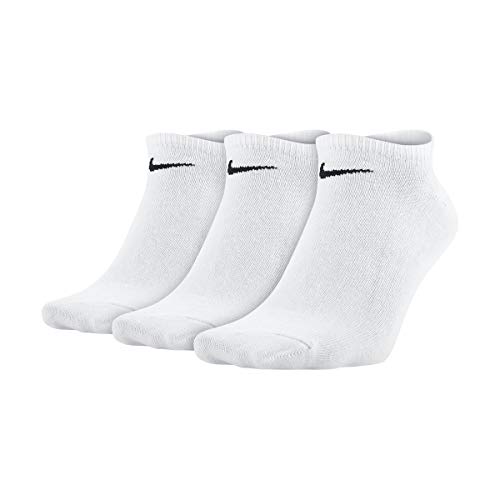 Nike Unisex-Erwachsene Socken 3 Paar Value No Show, Weiß, XL (46-50), SX2554-101 von Nike