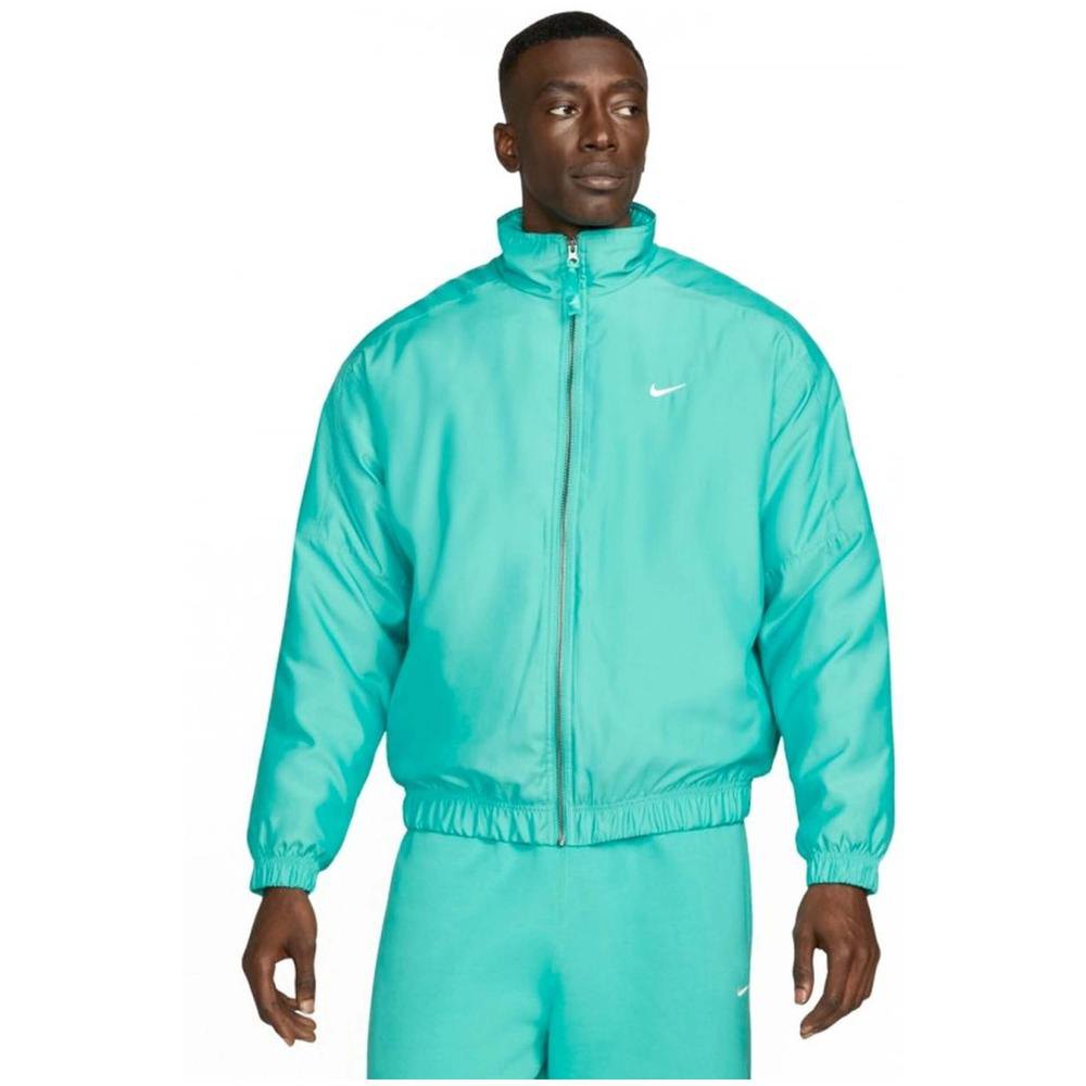 Nike Solo Swoosh Satin Jacket Blau M Mann von Nike