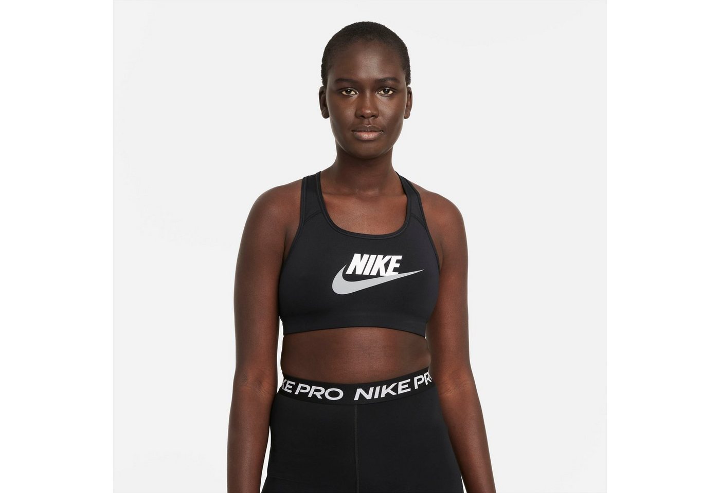 Nike Sport-BH Dri-FIT Swoosh Women's Medium-Support 1-Piece Pad Graphic Sports Bra Nike Sport-BH Dri-FIT Swoosh Women's Medium-Support 1-Piece Pad Graphic Sports Bra von Nike