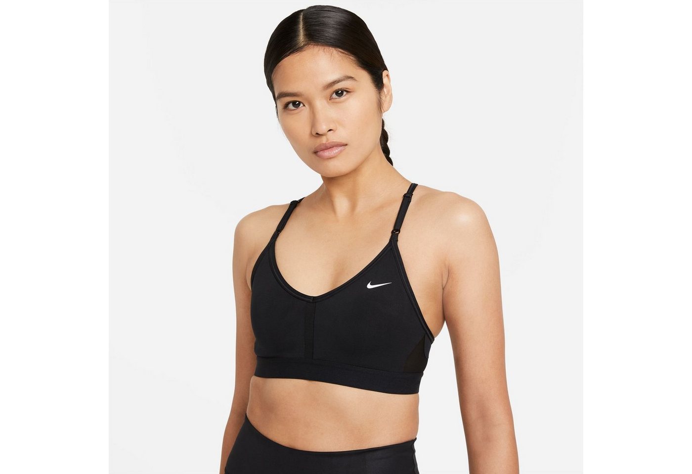 Nike Sport-BH INDY WOMEN'S LIGHT-SUPPORT PADDED V-NECK SPORTS BRA Nike Sport-BH INDY WOMEN'S LIGHT-SUPPORT PADDED V-NECK SPORTS BRA von Nike