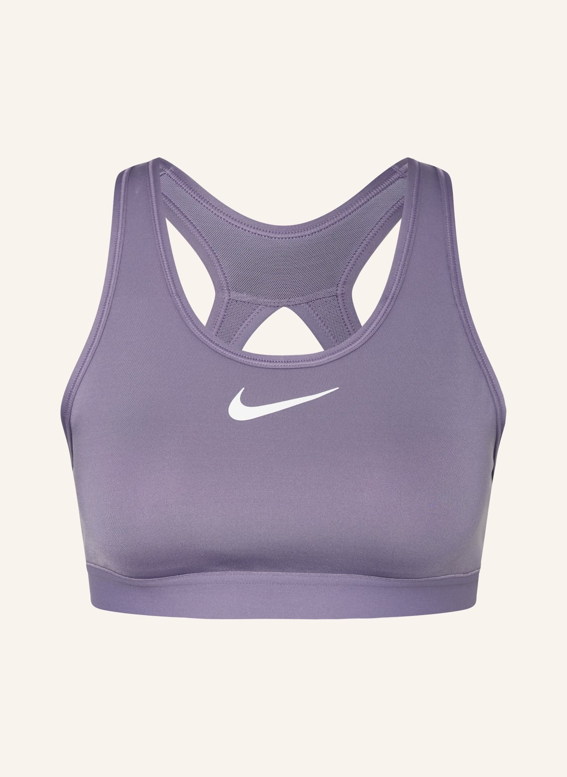 Nike Sport-Bh Swoosh Mit Mesh lila von Nike