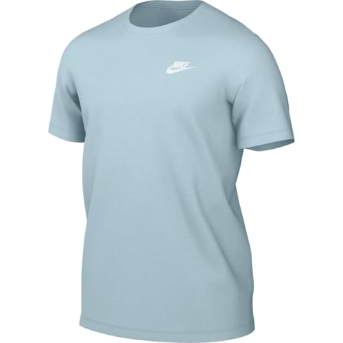 Nike Sportswear Club Herren-T-Shirt, Glacier Blue, AR4997-476, 2XL von Nike