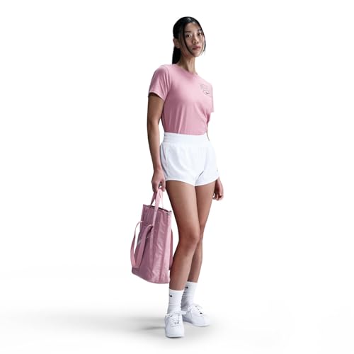 Nike Sportswear Club Kurzärmeliges T-Shirt Für Frauen, Elemental Pink, IB2447-619, M von Nike