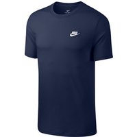 Nike Sportswear Club T-Shirt Herren in dunkelblau von Nike