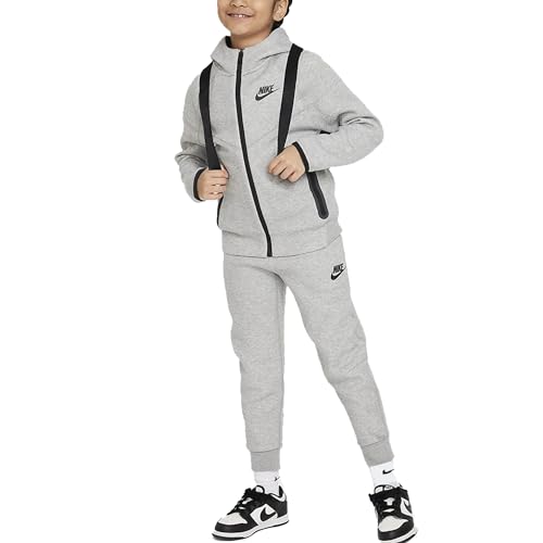 Nike Sportswear Tech Fleece Full-Zip Trainingsanzug, Grau, grau, 2-3 Jahre von Nike