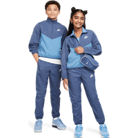 Nike Sportswear Unisex Trainingsanzüge - Blau - Größe: 137 - 147 CM - Baumwoll-Jersey - Foot Locker von Nike