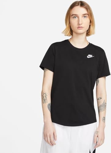 NIKE Damen Sw Club T-Shirt, Schwarz, M EU NIKE Damen Sw Club T-Shirt, Schwarz, M EU von Nike
