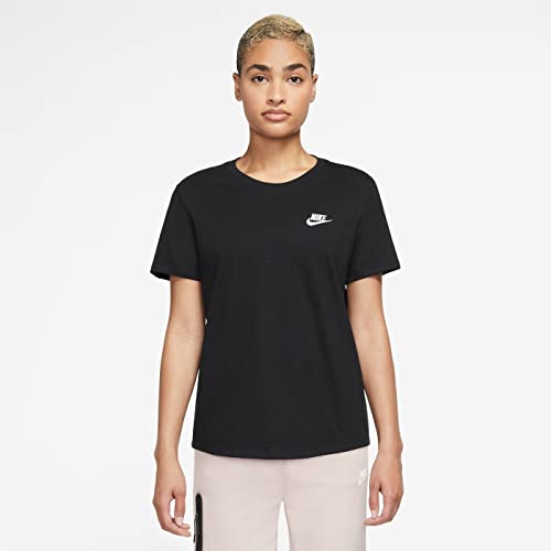 NIKE Damen Sw Club T-Shirt, Weiß, L EU NIKE Damen Sw Club T-Shirt, Weiß, L EU von Nike