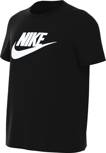 NIKE Unisex Sw Futura T-Shirt, Black/White, XL EU von Nike