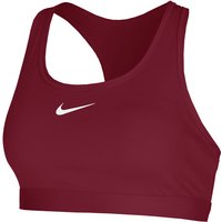 Nike Swoosh Bra Sport-bh Damen Dunkelrot - L von Nike