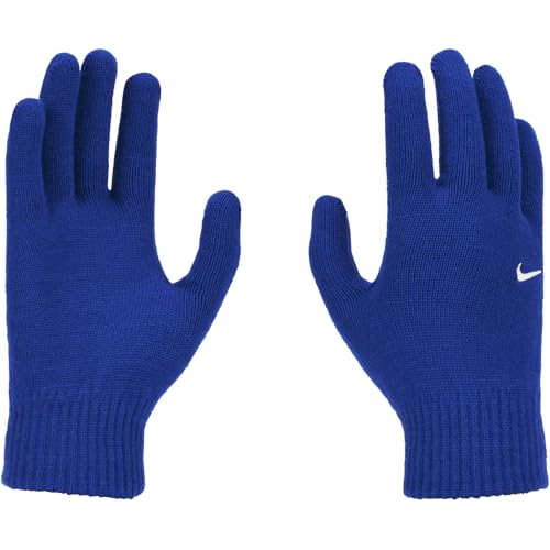 Nike Swoosh Knit Gloves 2.0 Strickhandschuhe für den Sport Swoosh (Game Royal/White) (L/XL) von Nike