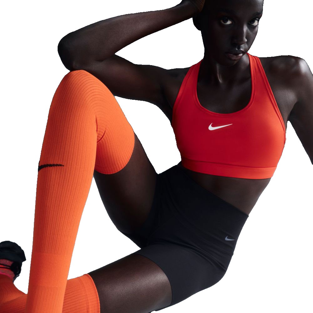 Nike Swoosh Medium Impact Sports Bra Orange L Frau Nike Swoosh Medium Impact Sports Bra Orange L Frau von Nike