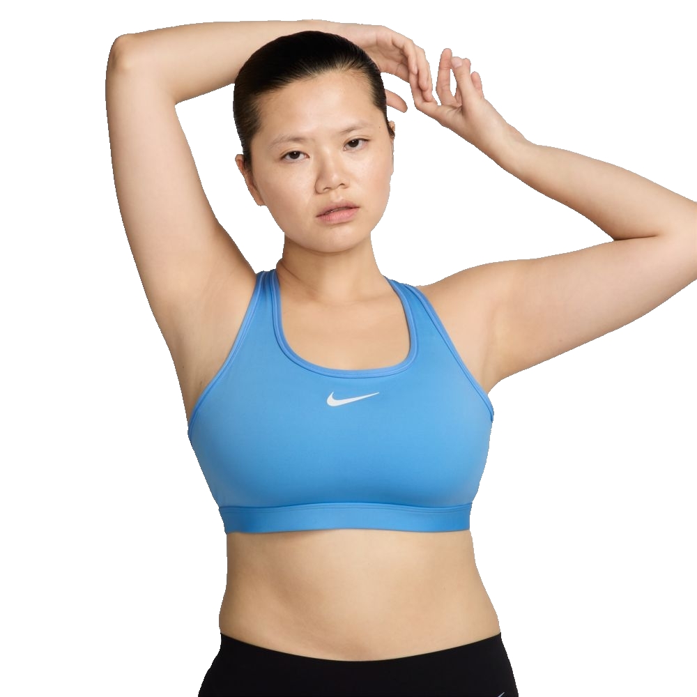 Nike Swoosh Medium Impact Sports Bra Blau S Frau Nike Swoosh Medium Impact Sports Bra Blau S Frau von Nike